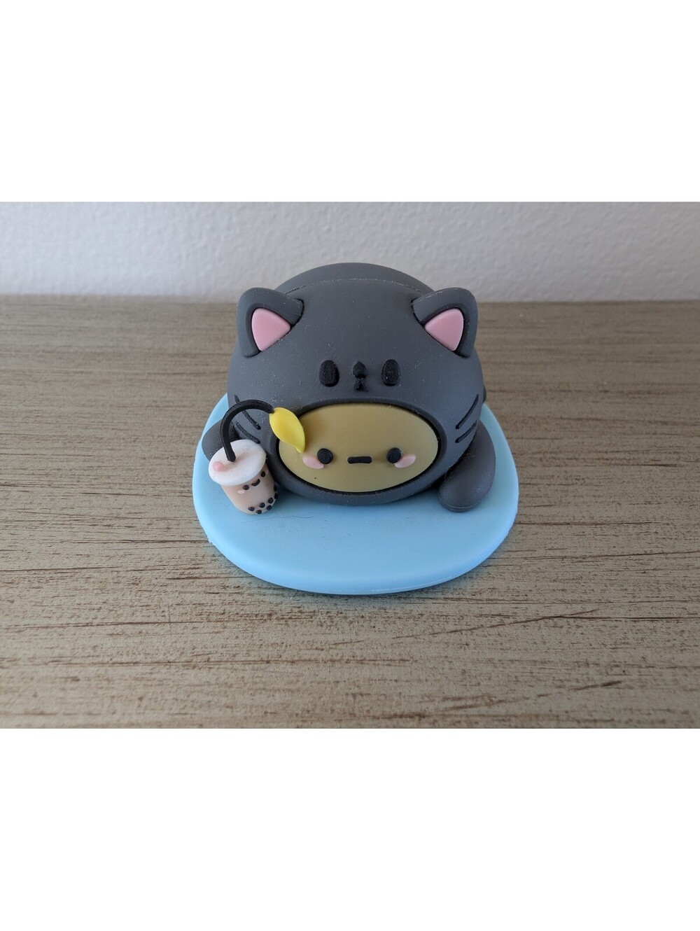 Smoko Tayto Cat Blind Box Figure Black Cat Tayto Variant Boba Tea